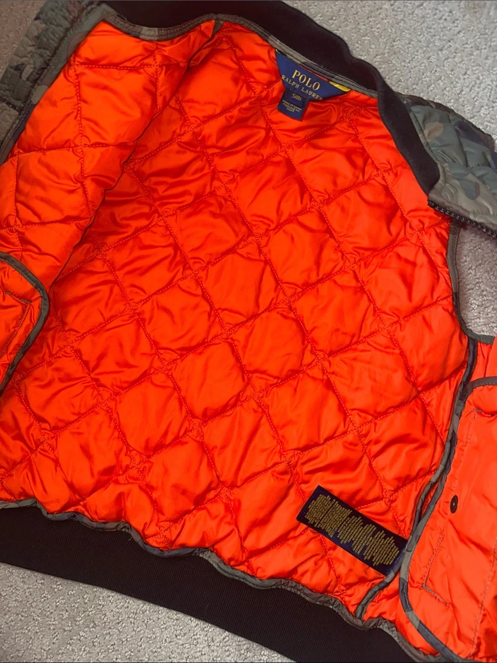 Polo Ralph Lauren Boys Quilted Camo Puffer Vest